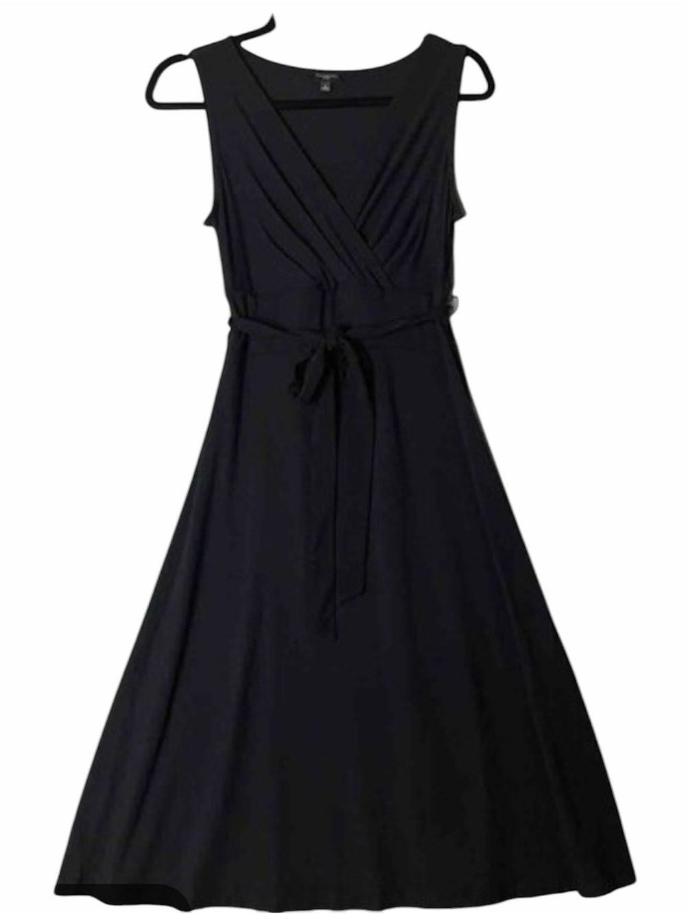 Talbot’s Petites Black Easy Travel Fit and Flare Dress in Size P (fits like a 2)